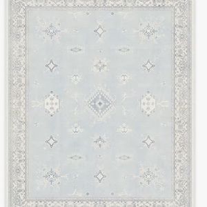 Like New Ruggable Verena Light Blue 8x10 rug